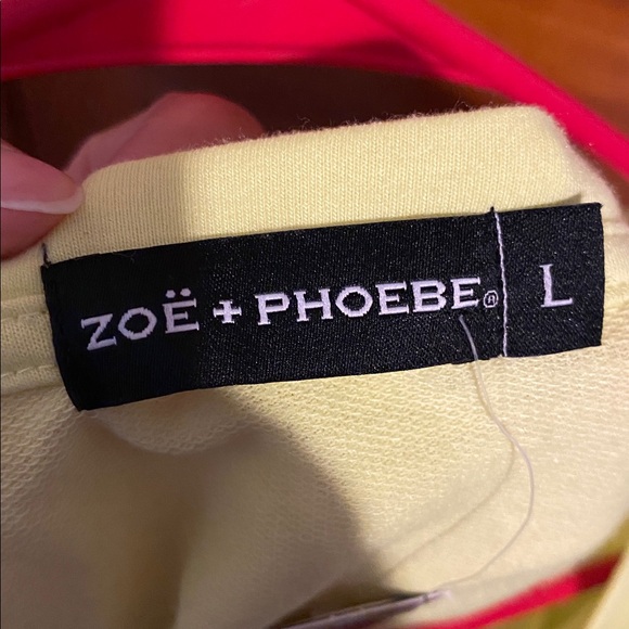 Zoe + Phoebe Neon Yellow Cropped Shirt & Shorts Set - Picture 4 of 9